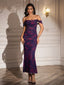 "Remi" Off-Shoulder Floral Gown
