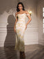 "Remi" Off-Shoulder Floral Gown