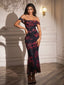 "Remi" Off-Shoulder Floral Gown