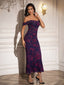 "Remi" Off-Shoulder Floral Gown