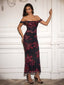 "Remi" Off-Shoulder Floral Gown