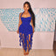 "Cirelia" Fringe Halter Maxi Dress
