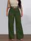 "Roxy" Belted Wide-Leg Trousers