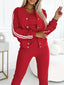 Rhea | Varsity Stripe Lounge Set