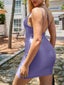Renessa One-Shoulder Ruched Mini Dress