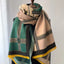 Oversized Printed Cashmere-Feel Scarf