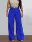 "Roxy" Belted Wide-Leg Trousers