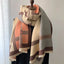 Oversized Printed Cashmere-Feel Scarf