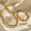 "Mira" Chunky Chain Necklace & Bracelet Set