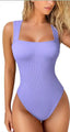 "Cali" Square-Neck Bodysuit