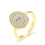 "Celeste" Radiant Moissanite Halo Ring