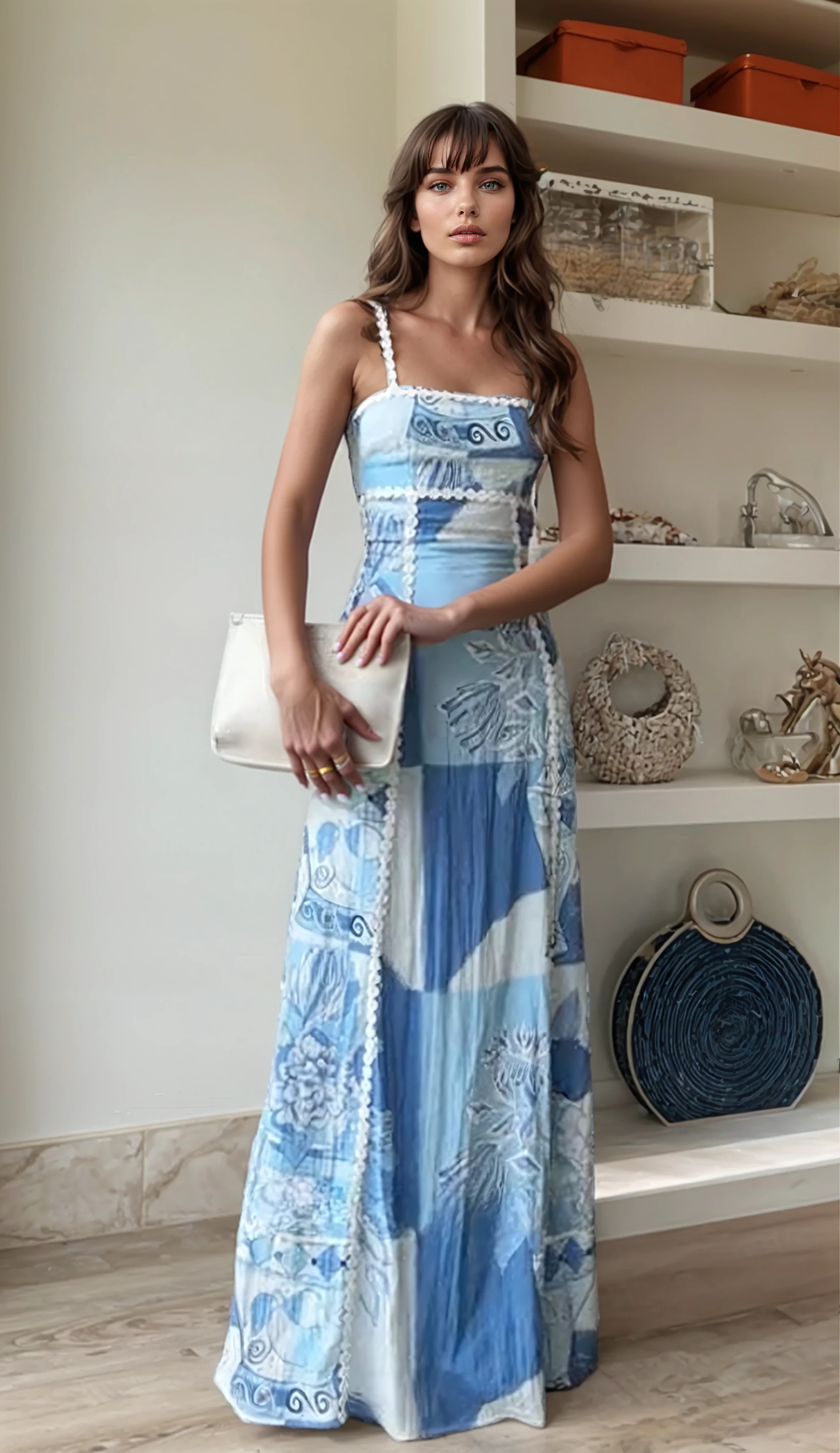 Ric Rac Maxi Dress