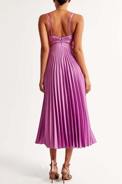 Amara V-Neck Cut Out Maxi Dress