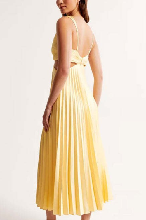 Amara V-Neck Cut Out Maxi Dress