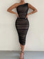 “Maia” Mesh Midi