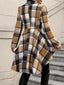 "Heritage" Asymmetric Plaid Shacket