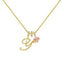 "Amelie" Cursive Letter Charm Necklace