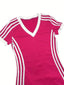 Clyvera | V-Neck Stripe Dress