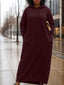 "Zeralle" Hoodie Maxi Dress