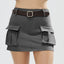 Arcadia | Utility Cargo Mini Skirt