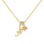 "Amelie" Cursive Letter Charm Necklace