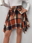 Taryn | Asymmetrical Plaid Grunge Skirt