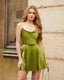 "Zola" Satin Slip Mini Dress