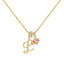 "Amelie" Cursive Letter Charm Necklace