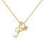 "Amelie" Cursive Letter Charm Necklace