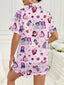"Dream Squad" Printed Pajama Set