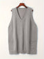 Novaira | Solid V-Neck Sweater Vest