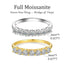 "Stellara" Moissanite Eternity Band