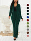 “Alina” Structured Blazer & Wide-Leg Pant Set