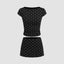 The “Phoebe” Polka Dot Crop Top & Mini Skirt Set