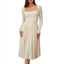 "Marin" Off-Shoulder Knit Dress