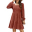 Zovira | Ribbed Knit Long Sleeve Sweater Dress