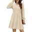Zovira | Ribbed Knit Long Sleeve Sweater Dress