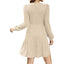 Zovira | Ribbed Knit Long Sleeve Sweater Dress