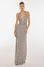 "Bella" Backless Halter Maxi