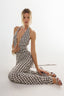 "Bella" Backless Halter Maxi