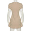 "Noa" Button-Front Knit Mini
