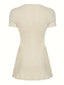 Olivora | Knit Button-Down Mini Dress