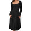 "Marin" Off-Shoulder Knit Dress