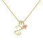 "Amelie" Cursive Letter Charm Necklace