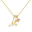 "Amelie" Cursive Letter Charm Necklace