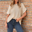 AirKnit™ Oversized Ribbed Knit Top