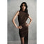 Avelora | High Neck Bodycon Mini Dress
