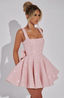 Amelia | Blush Mini Dress