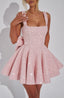 Amelia | Blush Mini Dress