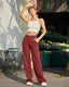 AirFlow Crossover Waist Wide-Leg Pants